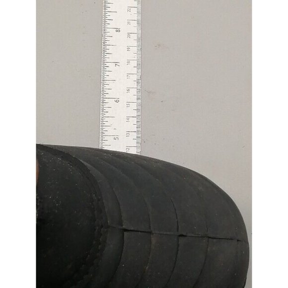 Totes Womens Snow Boots Black Leather Ankle Fleece Lined Pull On‎ Hook Loop 5 - Picture 7 of 11